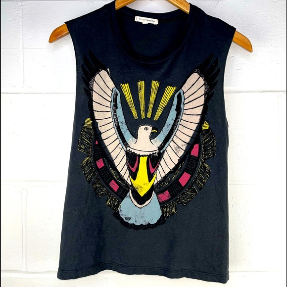 Title Unknown Tops - UO Title Unknown Bird Muscle T Shirt Size Medium